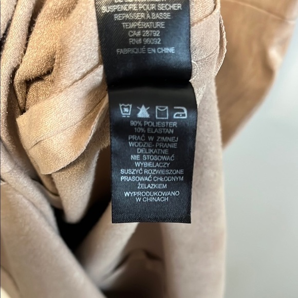 JASMINE & JULIANA NWOT Faux Suede Soft Pink Sleeveless Midi Dress, Size 8 - Picture 11 of 12